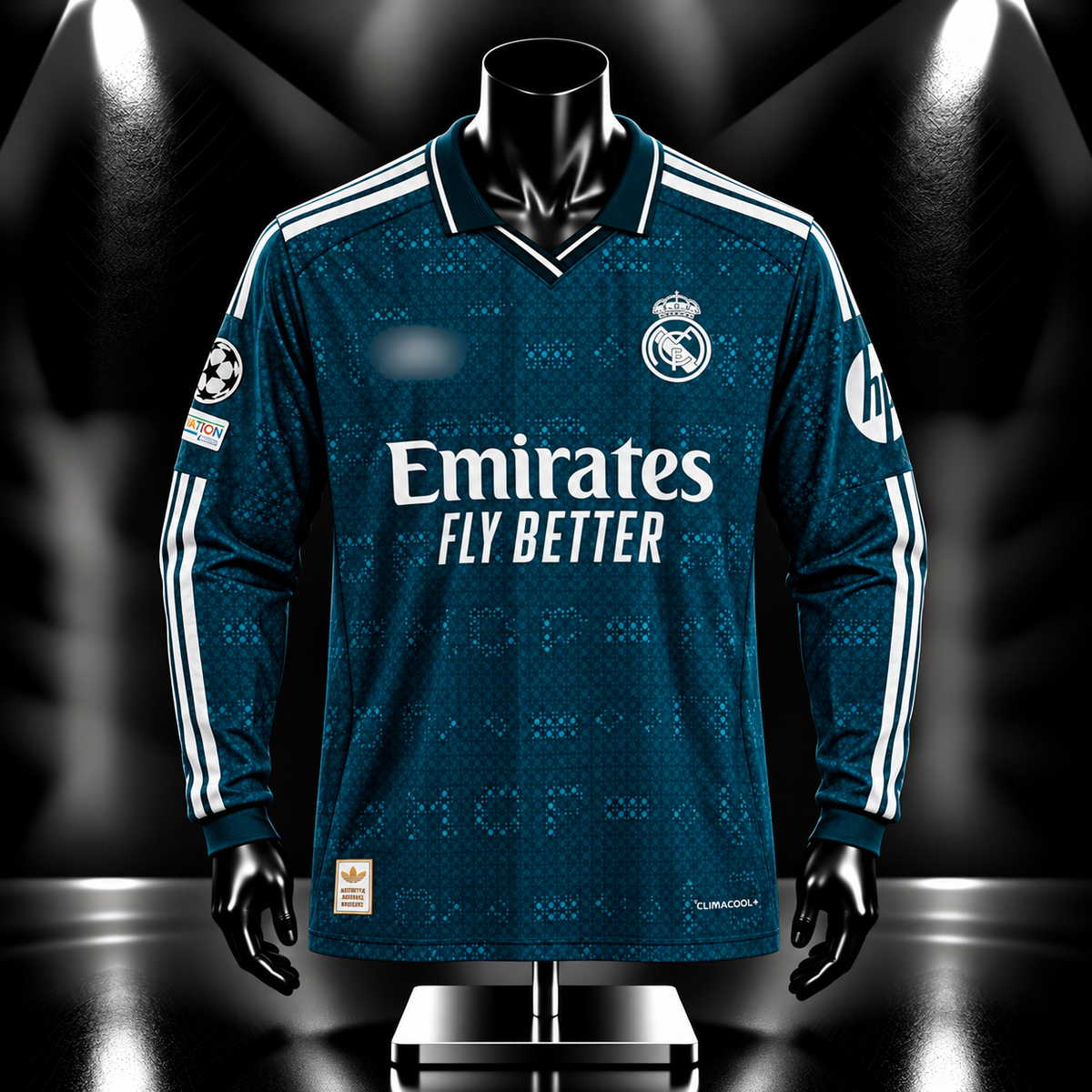 Bellingham Real Madrid 2026-27 Away kit full sleeve Collar Sublimtion - P2536 | Jersey Kada