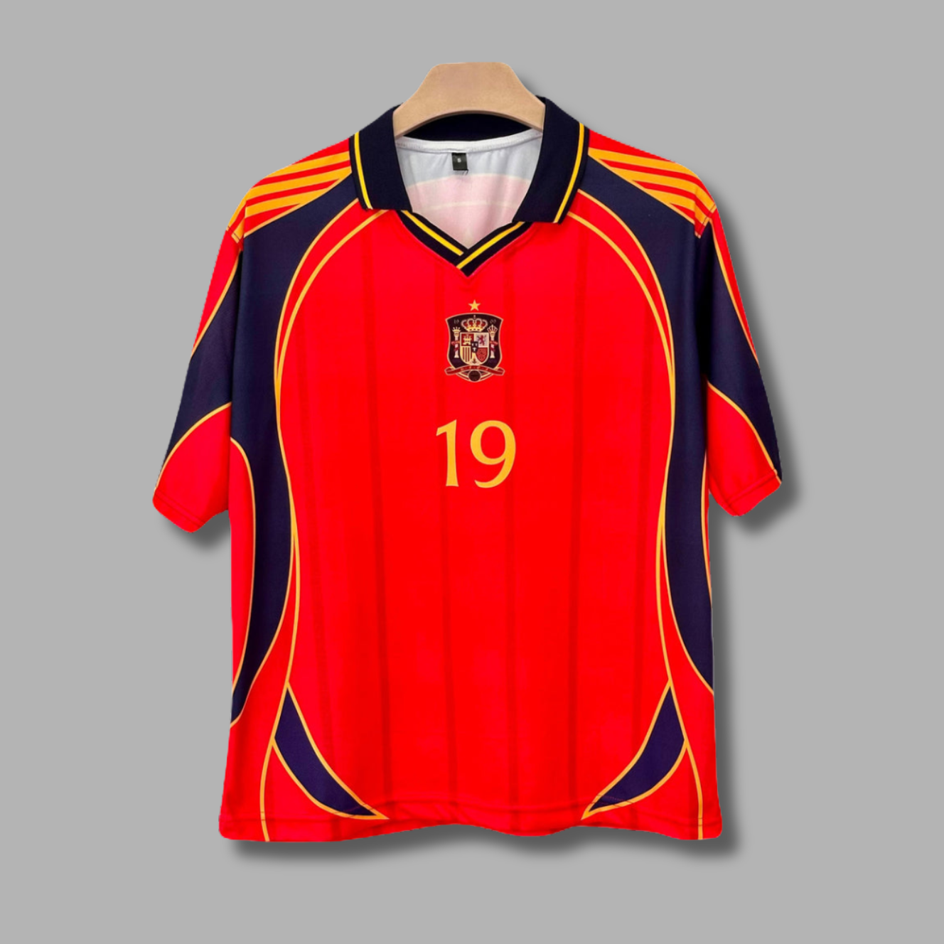 Lamine Yamal Spain Five Sleeve Collar Sublimation- P2361 | Jersey Kada