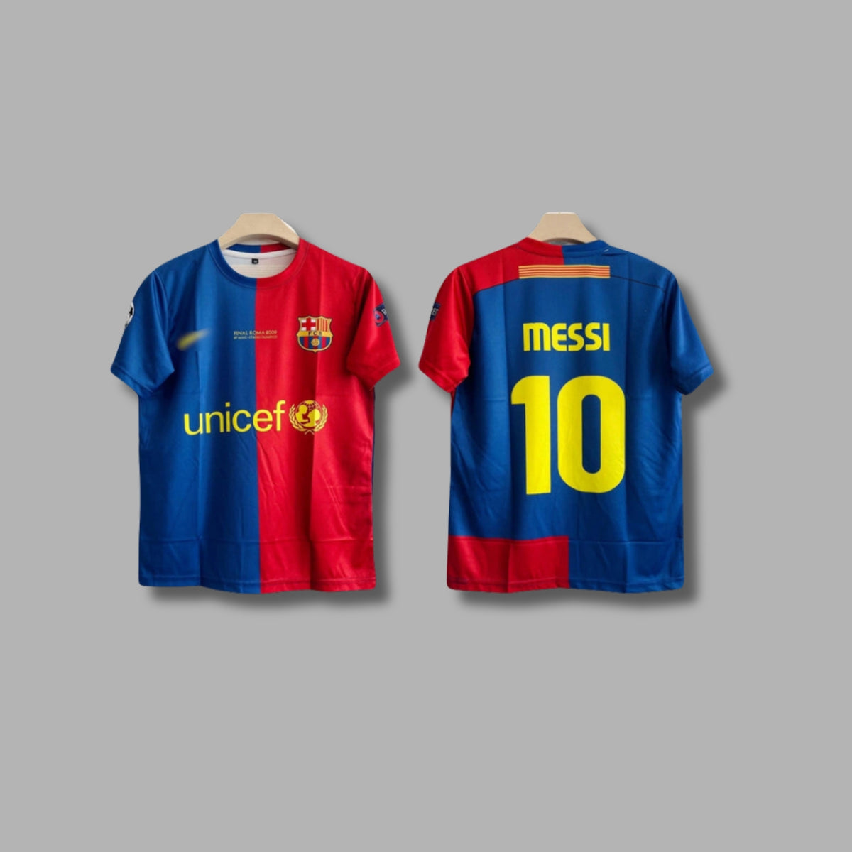 FC Barcelona Final 2009 home jersey Messi Half sleeve Sublimation P10 -Jersey Kada