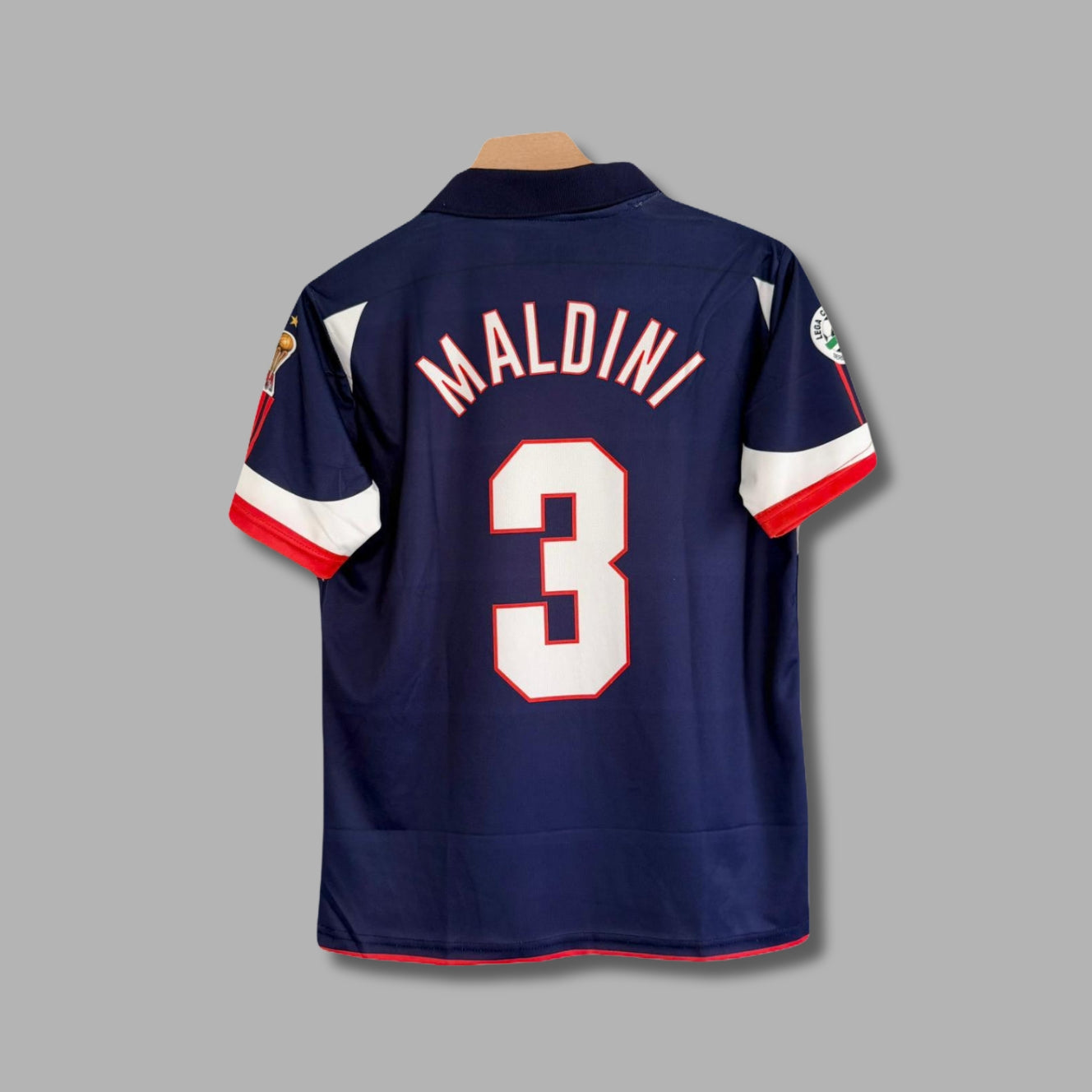 Italy 2006 Maldini Away Half Sleeve Collar Embroidery | Jersey Kada