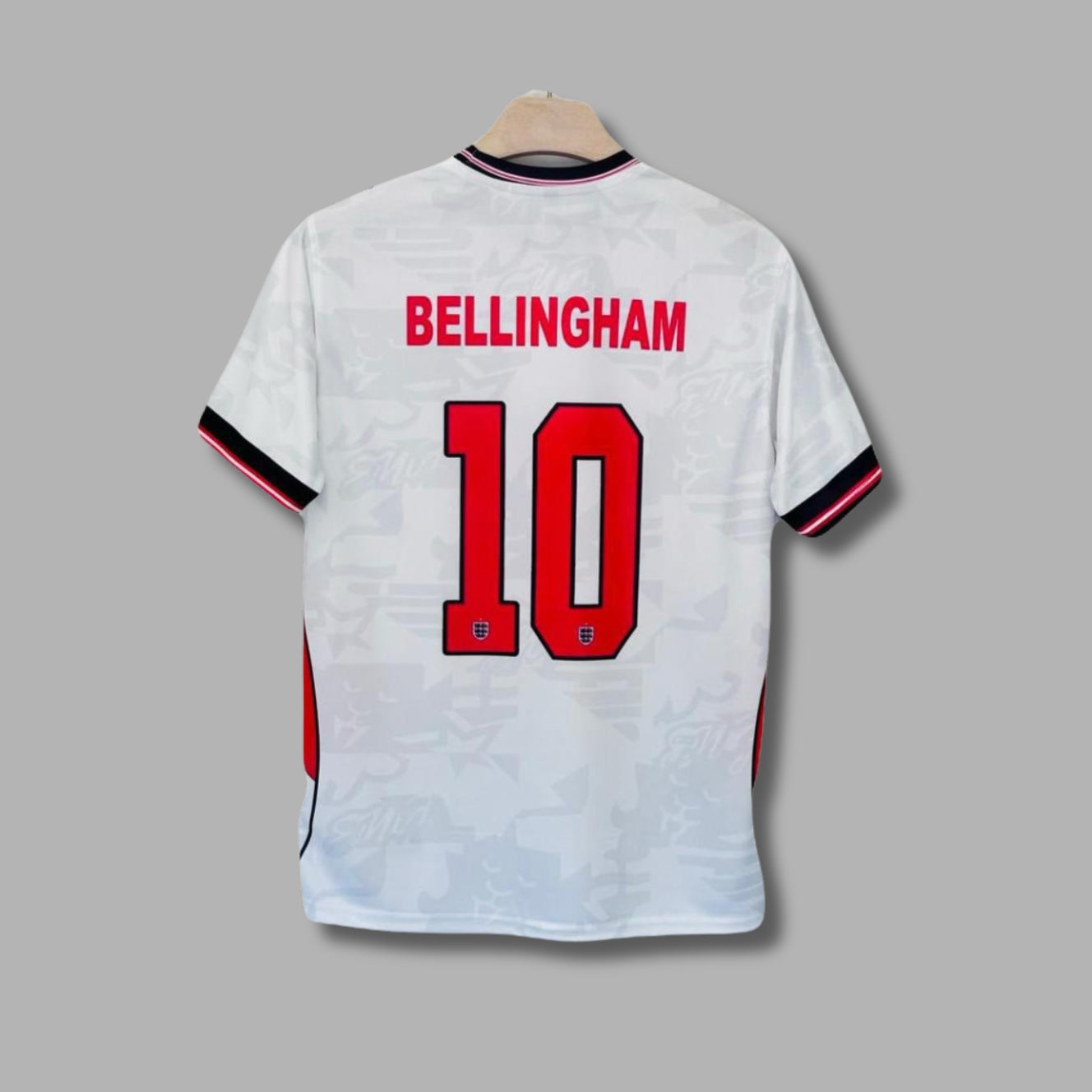 England 2026 World Cup Home Bellingham Half Sleeve Sublimation - P1472 | Jersey Kada