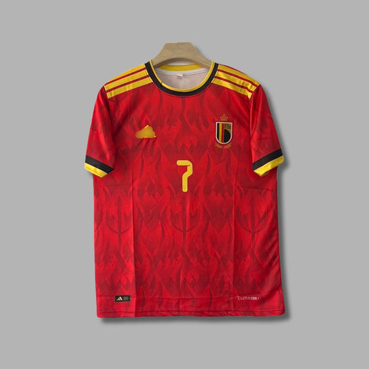 Belgium 2026 De Bruyne World Cup Half Sleeve Embroidery |P1845 Jersey Kada