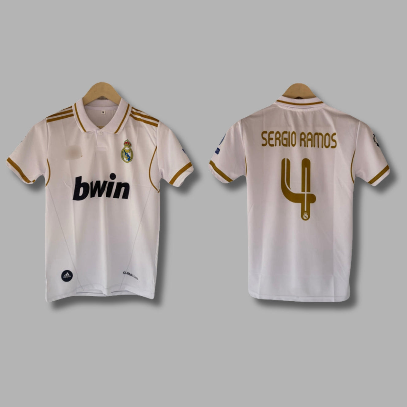 Real madrid 2018 Sergio Ramos  Half  Sleeve Collar Sublimtion p1600 | Jersey Kada