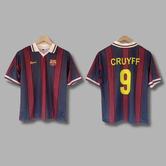 Cruyff Barcelona Five sleeve Collar Sublimation jersey- P2531 | Jersey Kada