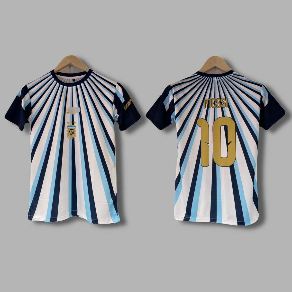 Messi Argentina World cup Pre match Half sleeve sublimation - P2196 | Jersey Kada