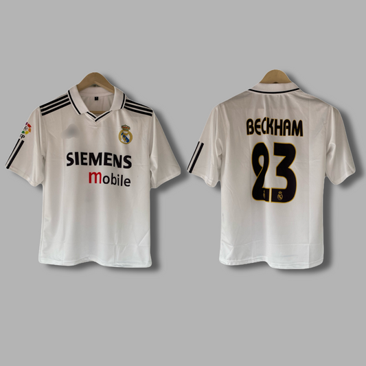 Beckham real madrid Five sleeve Collar Sublimation jersey- P2192 | Jersey Kada
