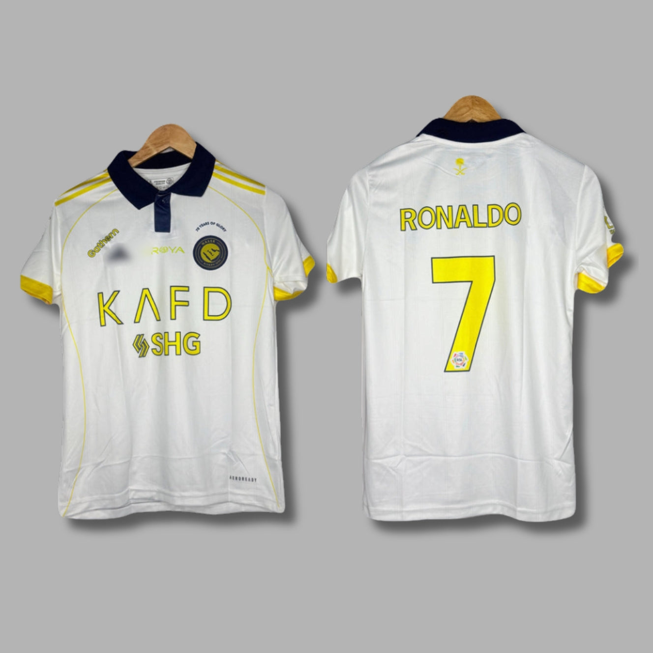 Al Nassr 2025-26 Third Kit Ronaldo Half Sleeve Collar Sublimation - P466 | Jersey Kada