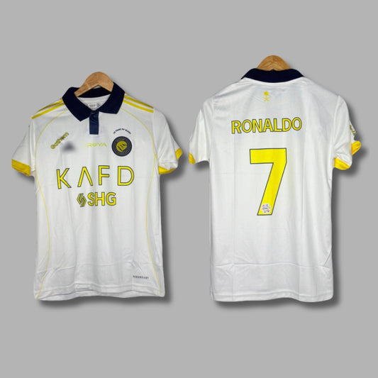Al Nassr 2025-26 Third Kit Ronaldo Half Sleeve Collar Sublimation - P466 | Jersey Kada