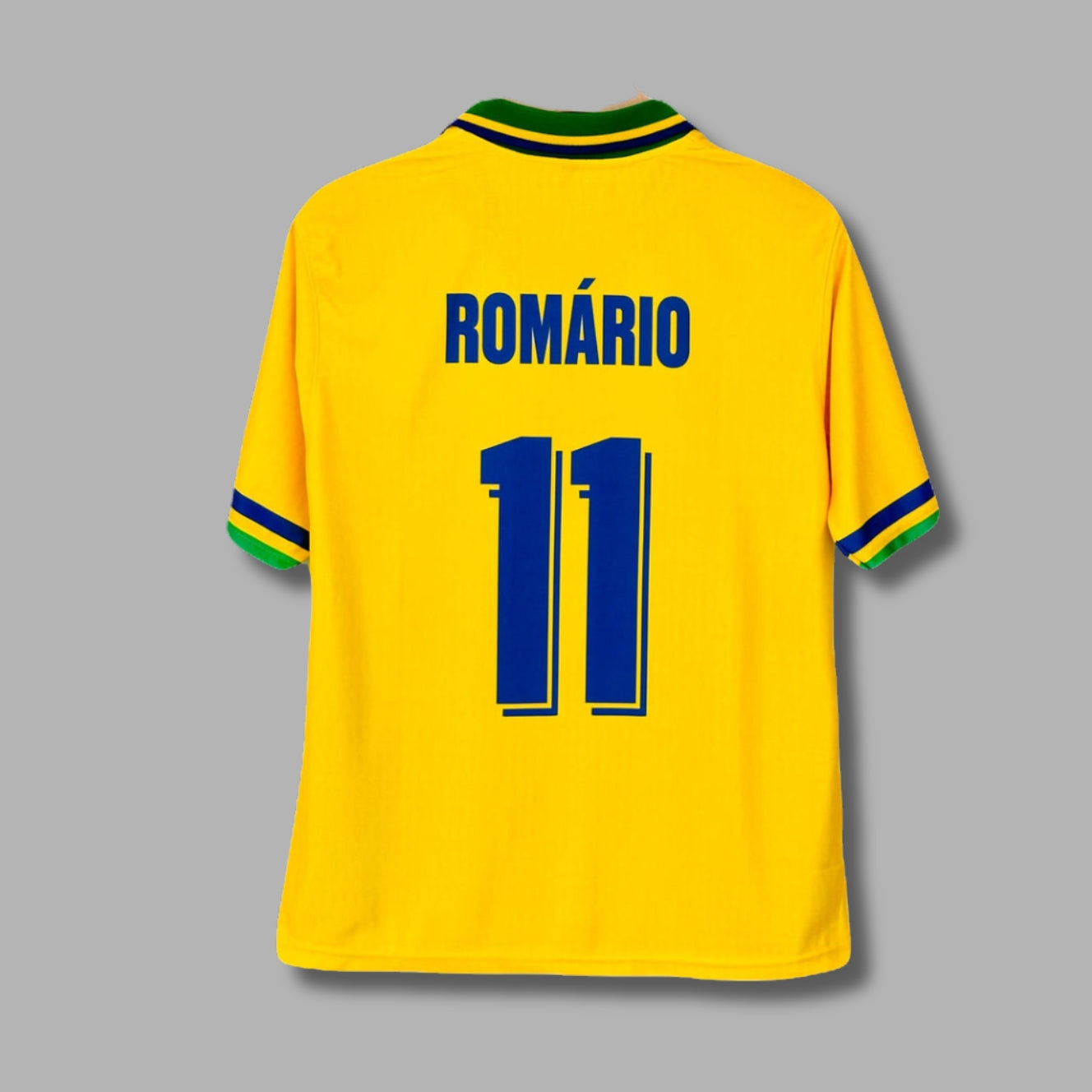 Brazil 1994 Edition Romario Five Sleeve Collar Sublimation- P2118 | Jersey Kada