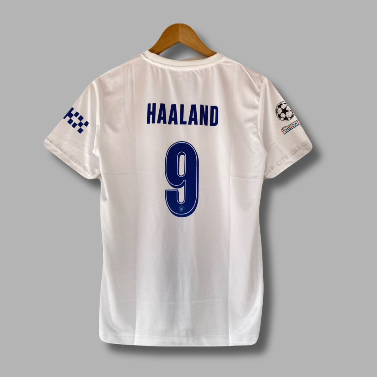 Haaland Manchester City Home Embroidery Half Sleeve jersey | Jersey Kada