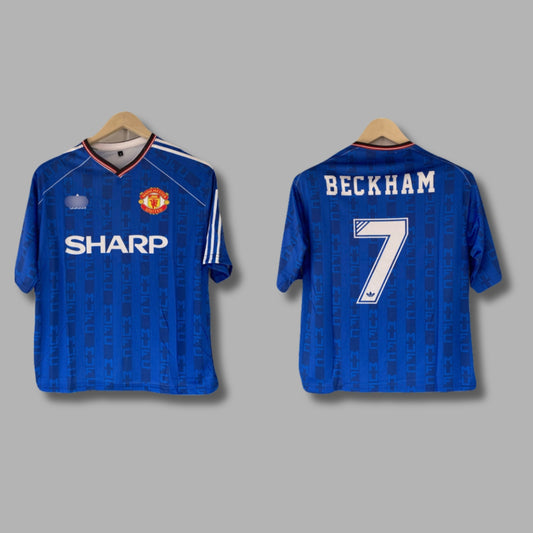 Manchester United 1988/90 Beckham Five Sleeve Sublimation - P2140 | Jersey Kada