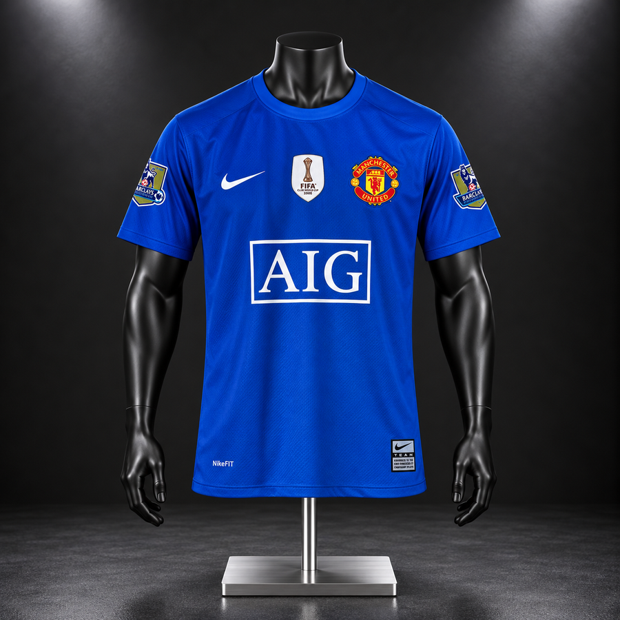 Man United 2008/09 Ronaldo Third Half Sleeve Sublimation P353 | Jersey Kada