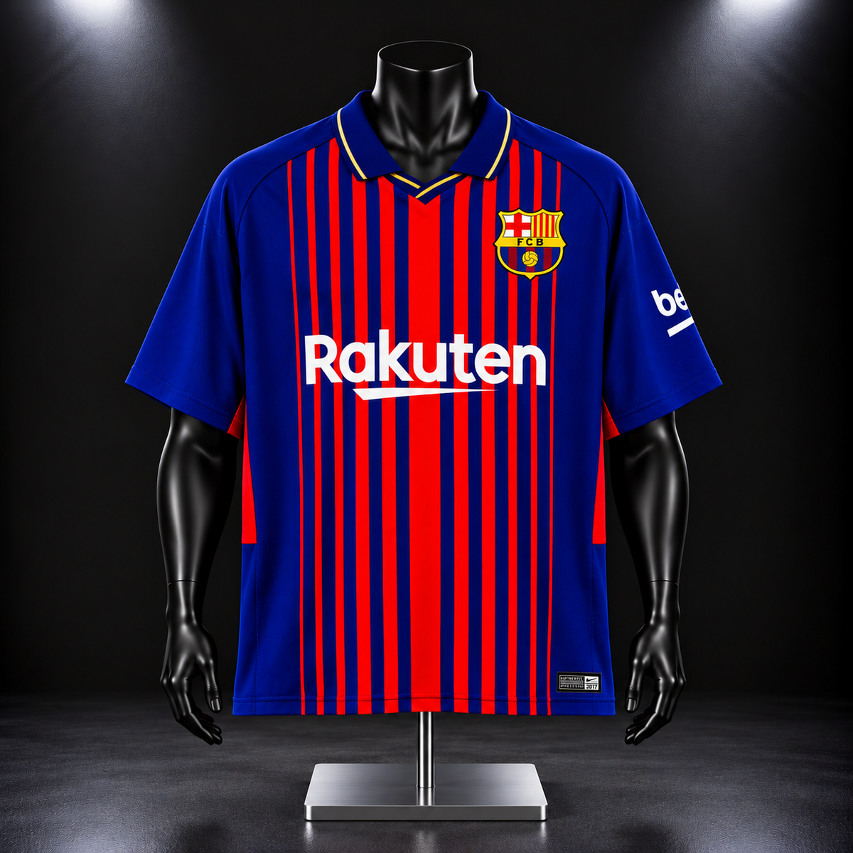 Messi Barcelona  Jersey Five Sleeve collar Sublimation | Jersey Kada