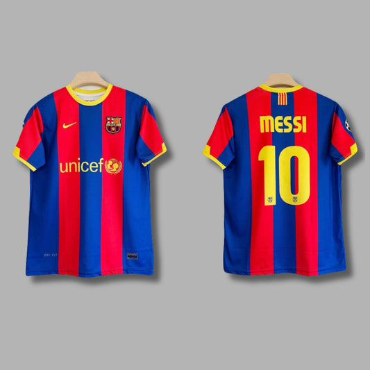 Barcelona 2011 Messi Half Sleeve  Roundneck Embroidery | Jersey Kada