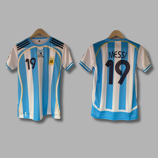 Messi Argentina 2006 Home Half Sleeve Embroidery- P2216 | Jersey Kada
