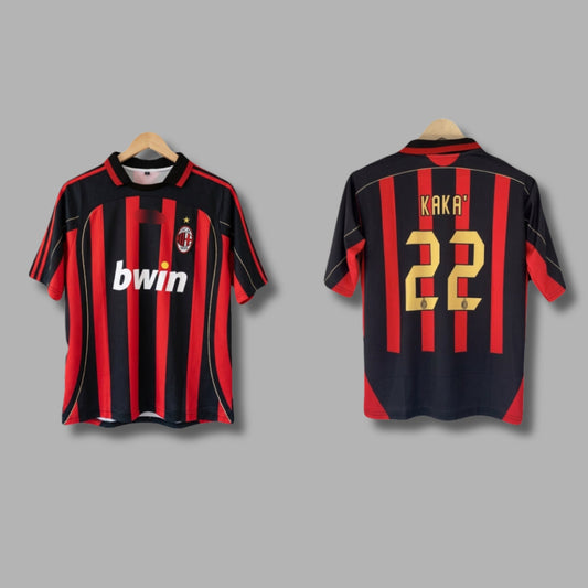 Ac Milan 2006 Kaka Collar Five Sleeve EmbroideryP1442 | Jersey Kada