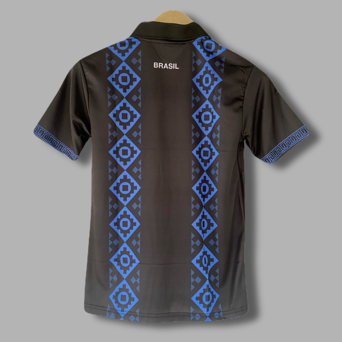Brazil special no name edition collar  half sleeve jersey | Jersey Kada