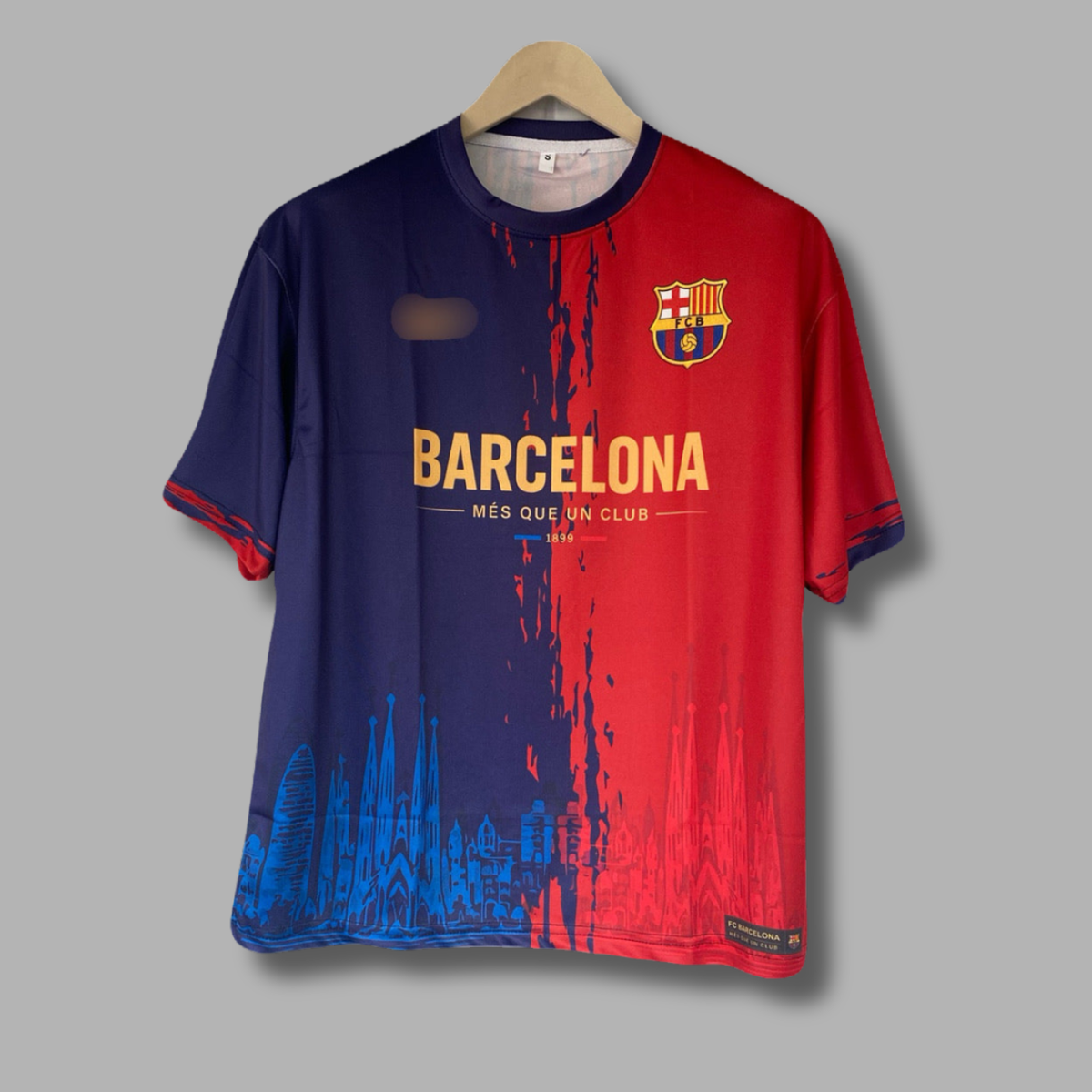 Yamal Barcelona Five Sleeve sublimation Jersey - P2585 | Jersey Kada