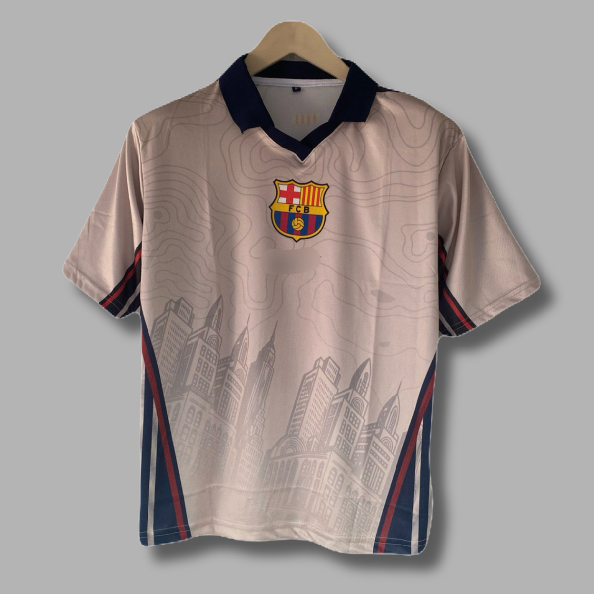 Yamal Barcelona Five sleeve Collar Sublimation jersey - P2598| Jersey Kada