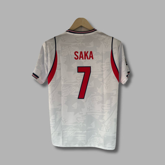 England 2026 World Cup Home Saka Half Sleeve Sublimation P1480 | Jersey Kada