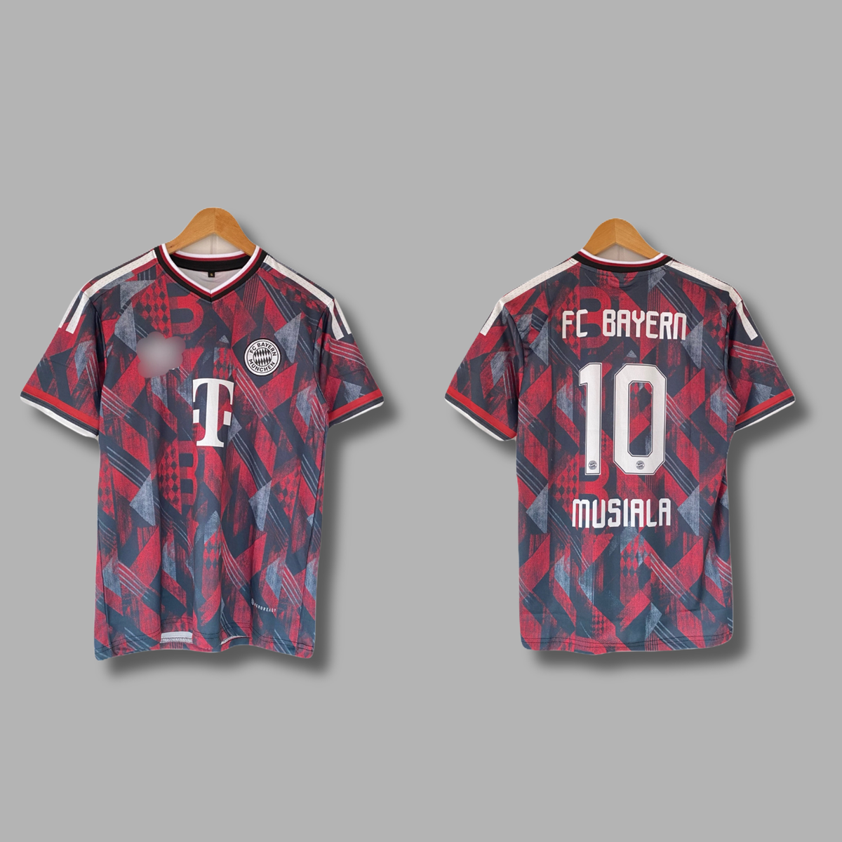 Musiala Bayern 2026-27 Half Sleeve embroidery jersey | Jersey Kada