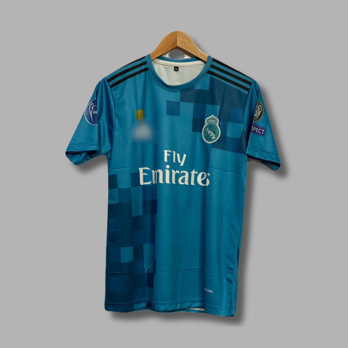 Real Madrid 2017/18 third kit Ronaldo Half Sleeve Embroidery -P183 | Jersey Kada