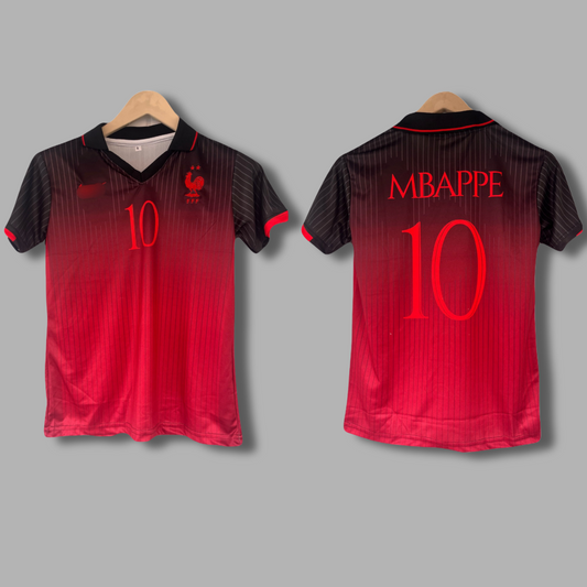 Mbappe France Half sleeve collar Embroidery - P2284 | Jersey Kada