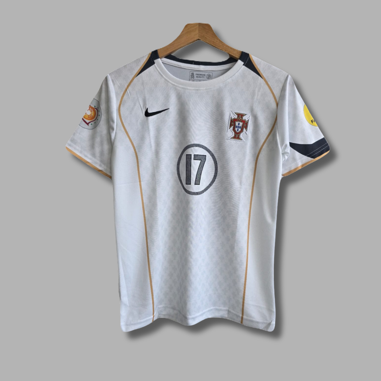 Ronaldo Portugal 2006 Away Half Sleeve Embroidery | Jersey Kada