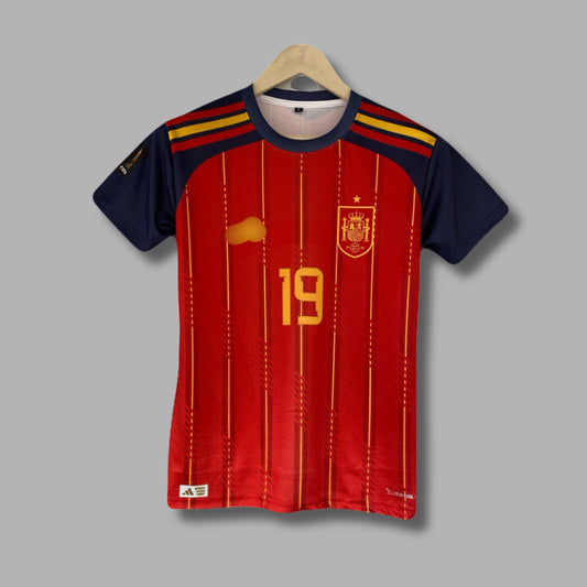 Spain 2026 WorldCup Lamine Yamal Home Half Sleeve Sublimation P1954 | Jersey Kada