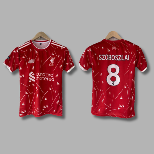 Szoboszlai Liverpool 2026/27 Home Half Sleeve Embroidery- P2198 | Jersey Kada