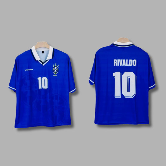 Brazil 1994 Rivaldo Collar Five Sleeve Sublimation | Jersey Kada