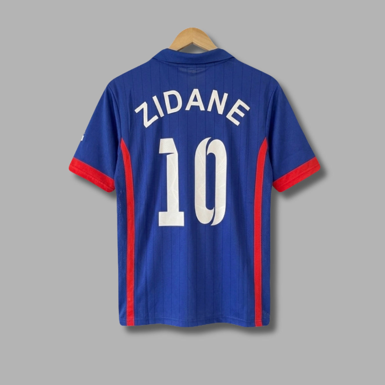 France  1998-2000 home zidane Premium collar five sleeve sublimation P1367 | Jersey Kada