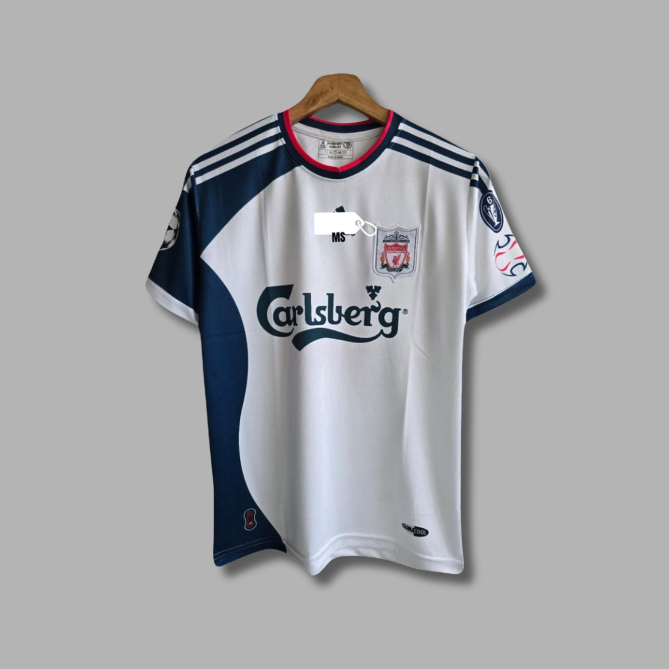 Liverpool 2006/07 away jersey Xabi Alonso Half Sleeve Embroidery -P328 | Jersey Kada