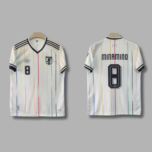 Japan 2026 Worldcup Away Minamino Half Sleeve Roundneck Sublimation P1582 | Jersey Kada