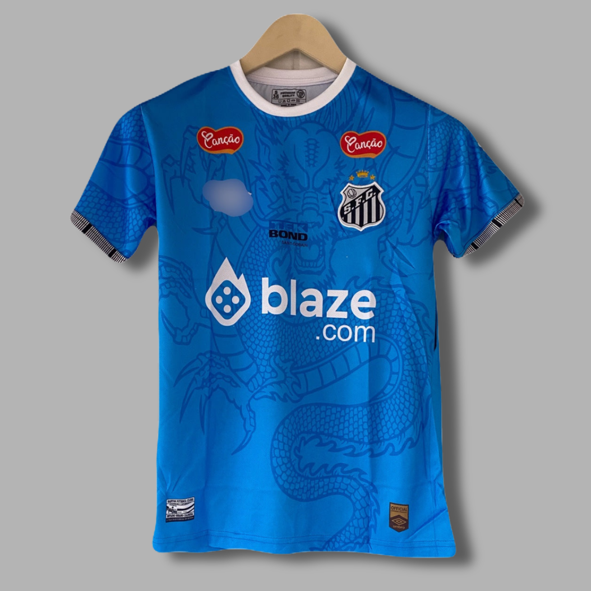 Neymar Santos 2026/27 half sleeve embroidery - P2089 | Jersey Kada
