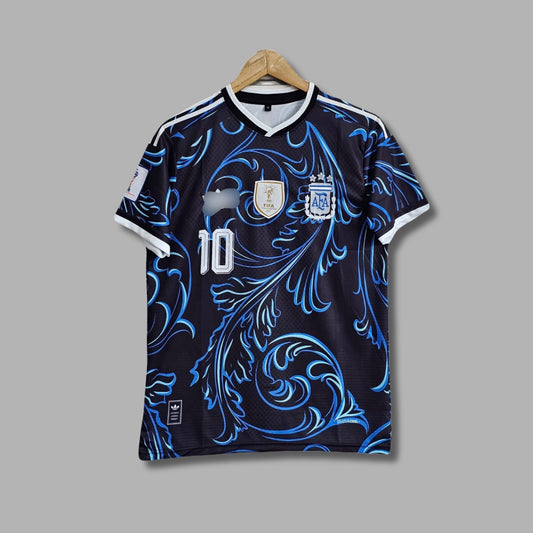 Argentina 2026 Worldcup Messi Away Half Sleeve Embroidery crew neck | Jersey Kada