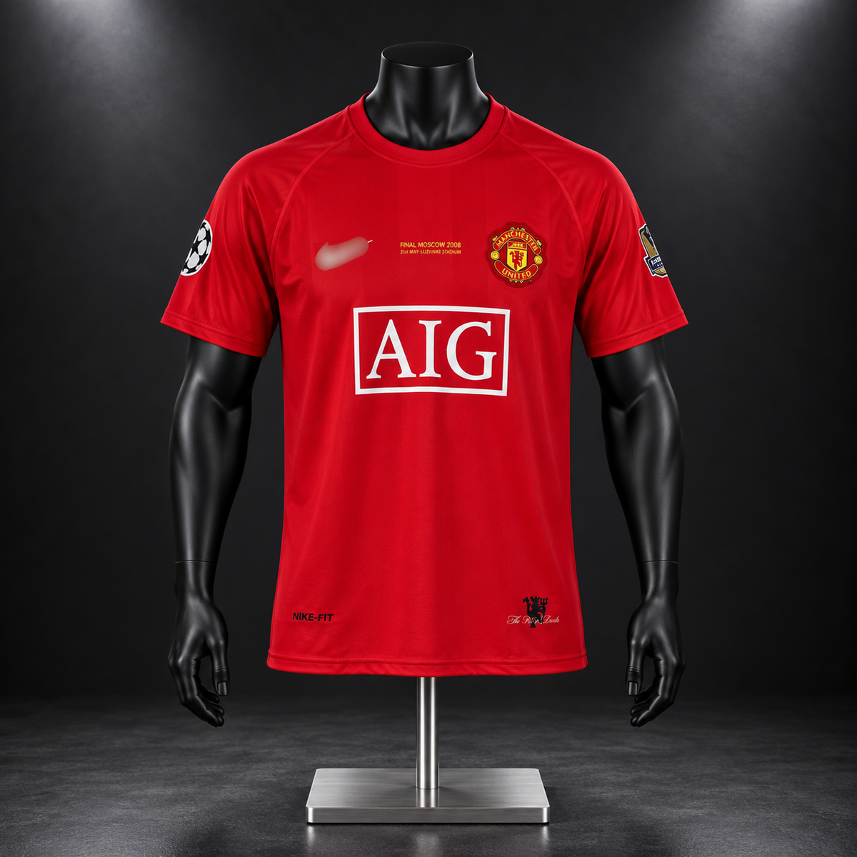 Man United 2008 UCL Final Edition Half Sleeve Embroidery P2139| Jersey Kada