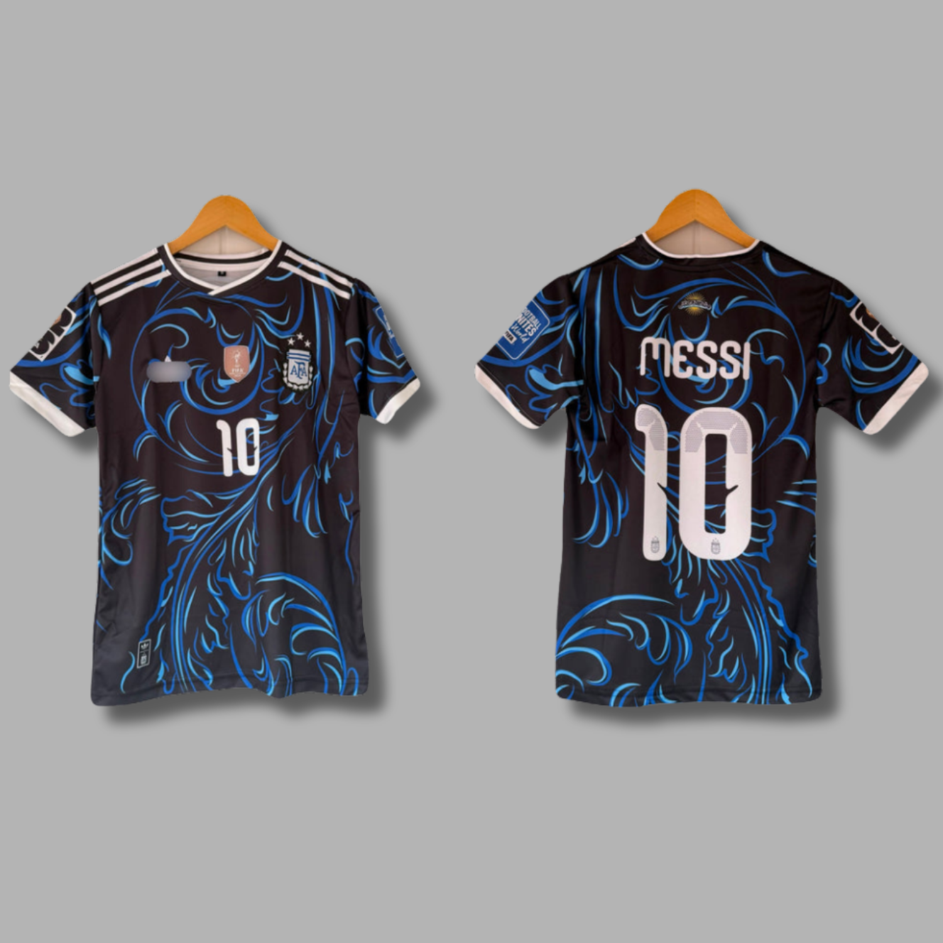 Messi Argentina 2026 WorldCup Away Half Sleeve Embroidery- P2430 | Jersey Kada