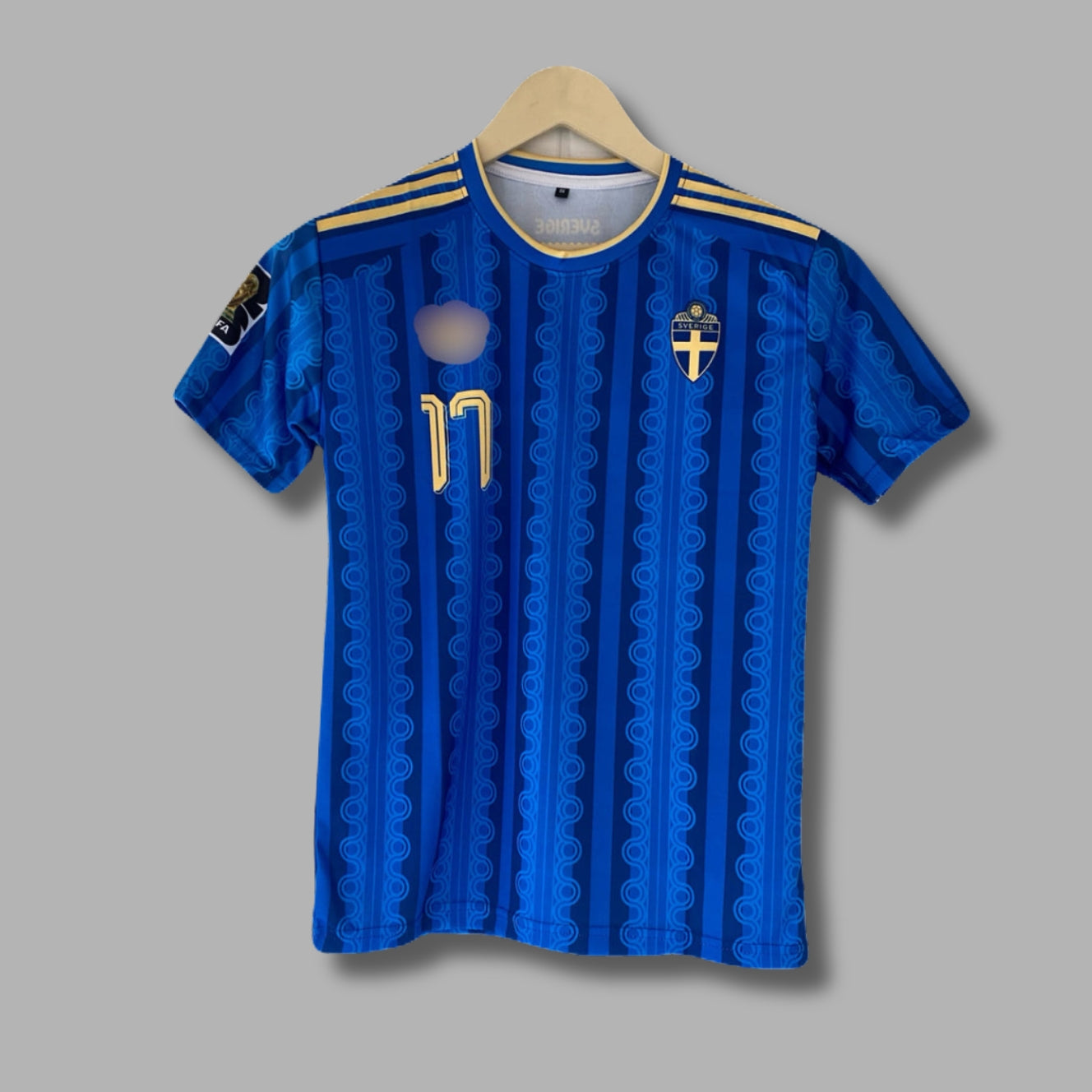 Sweden 2026 WorldCup Gyokeres  Home Kit Half Sleeve Sublimation | Jersey Kada