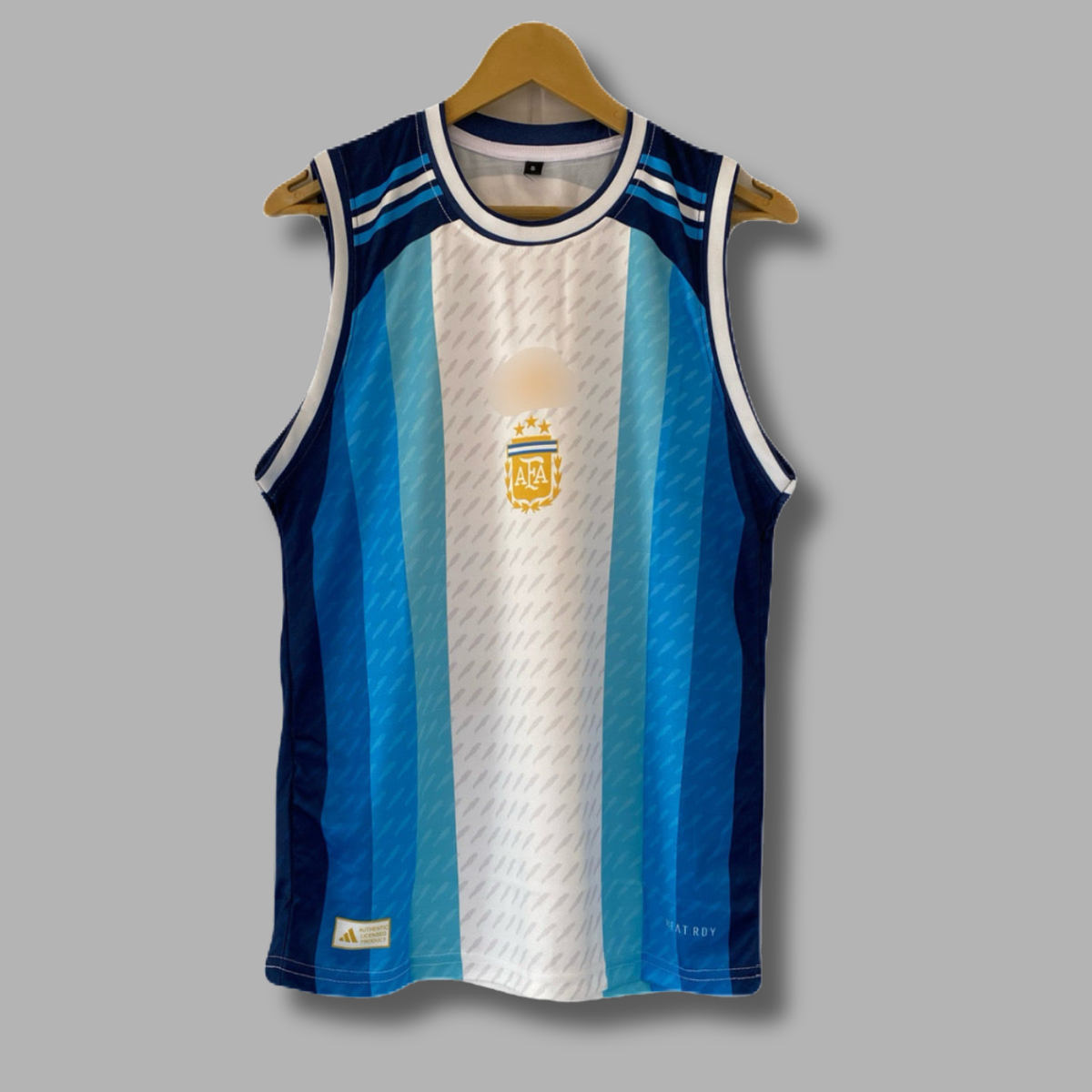 messi Argentina home  sleevless bibs sublimation -P2352 | Jersey Kada