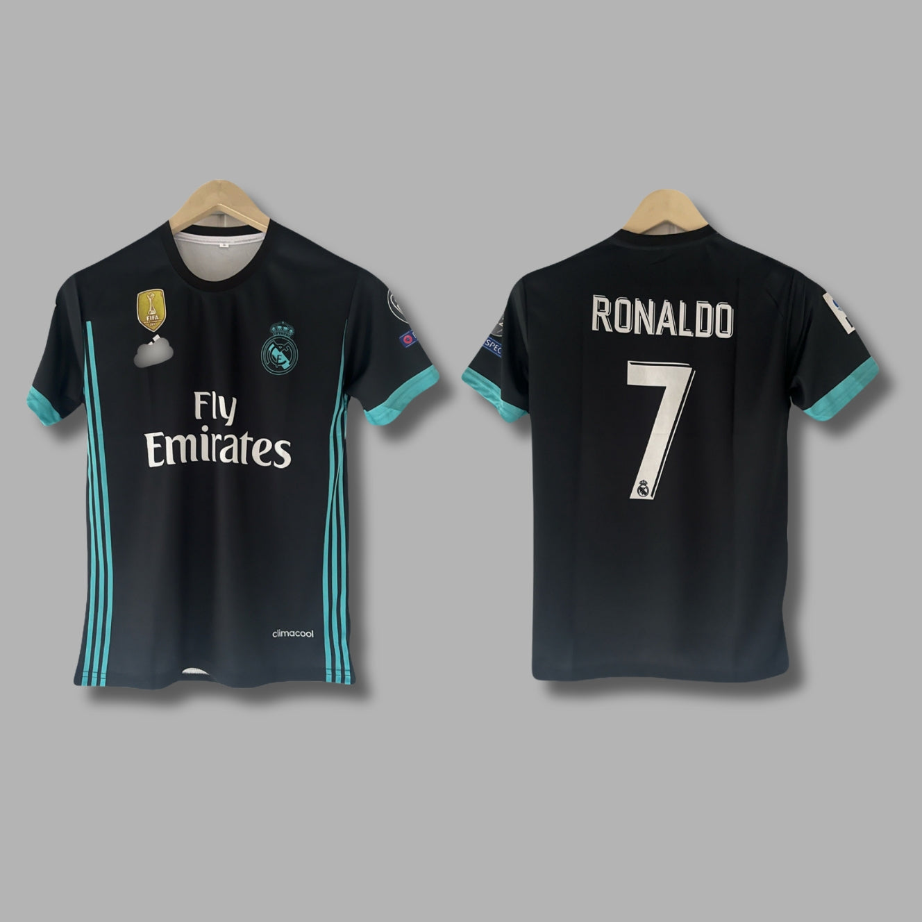 Real Madrid 2017/18 Away Ronaldo Half Sleeve Sublimation | Jersey Kada