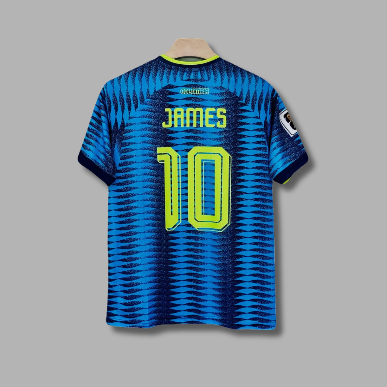 Columbia 2026 WorldCup Away D.James Half Sleeve Sublimation P1860 | Jersey Kada