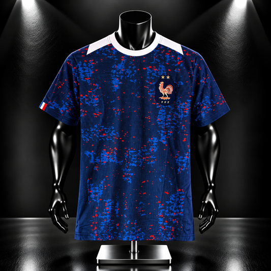 Mbappe France training Half Sleeve embroidery jersey - P2083 | Jersey Kada