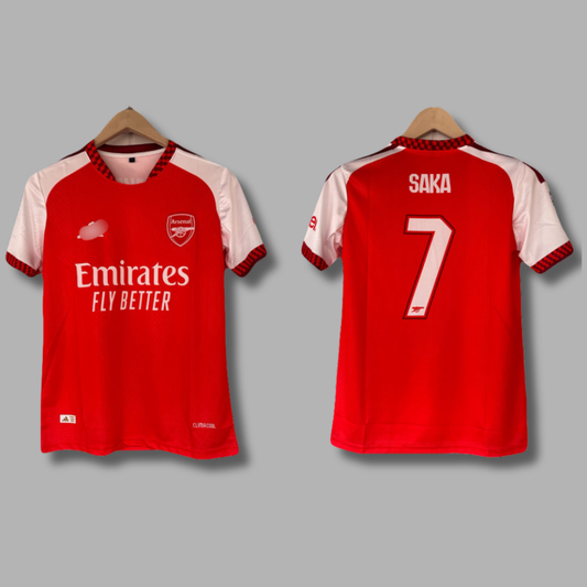 Saka Arsenal 2026-27 Home Half Sleeve Embroidery - P2282 | Jersey Kada