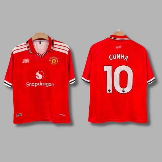Cunha Manchester United 2026-27 Five Sleeve Collar Sublimation- P2313 | Jersey Kada