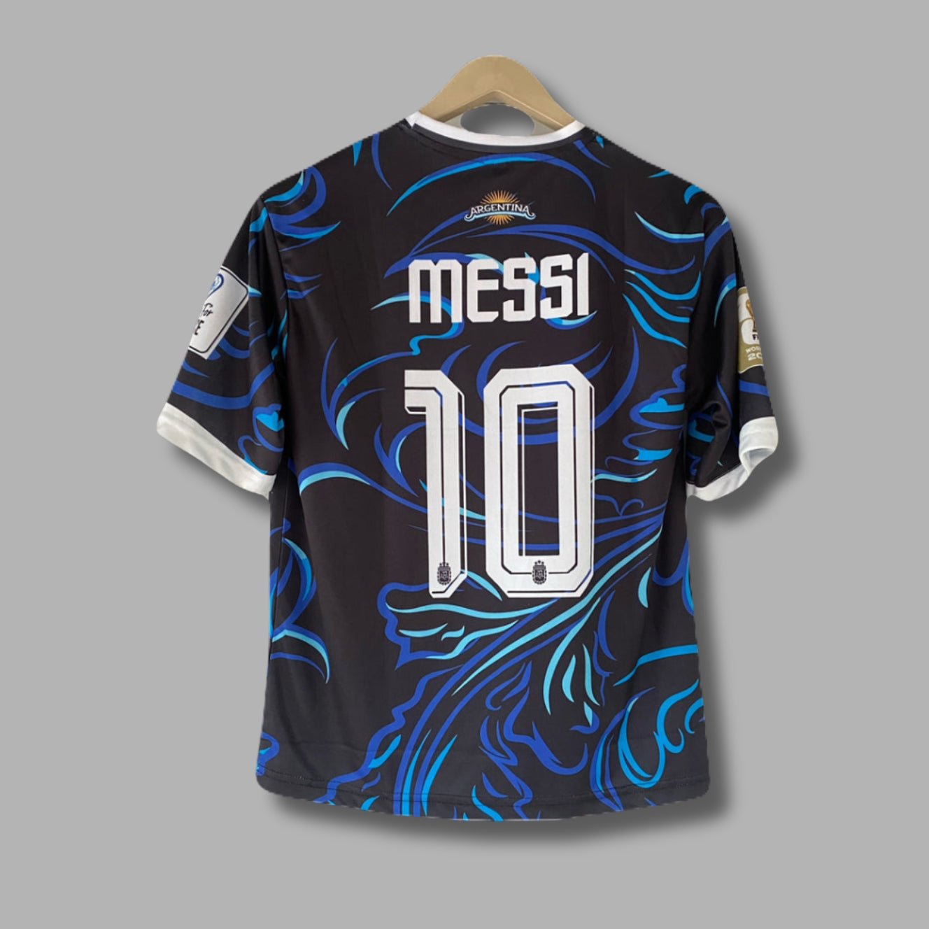 Argentina 2026 Worldcup Messi Away Five Sleeve Sublimation - P2100 | Jersey Kada