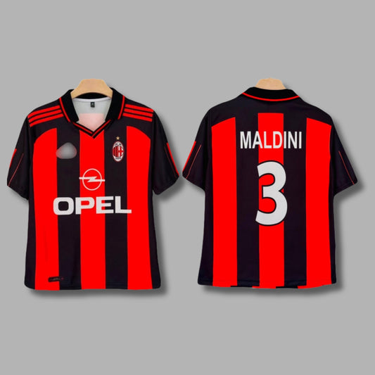 Ac Milan Maldini Five Sleeve Collar Sublimation- P2163 | Jersey Kada