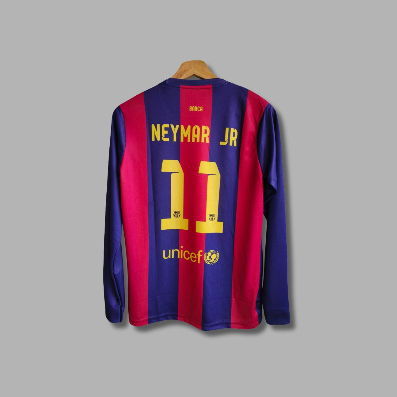 FC Barcelona 2014-2015 Neymar Jr. Full sleeve Embroidery kit -P661
