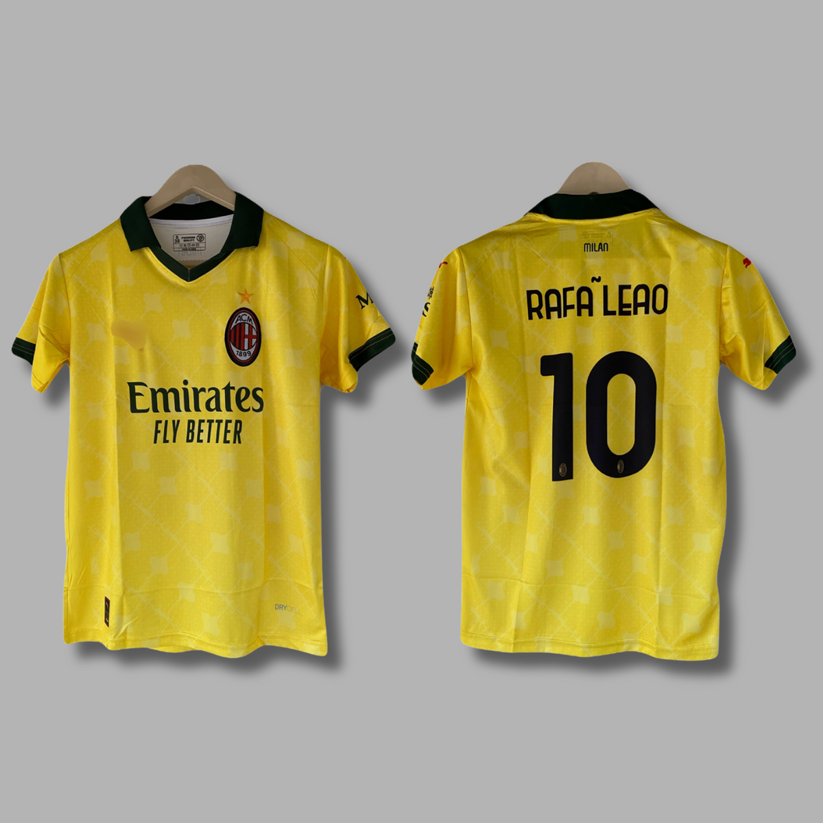 Rafaleao Ac Milan 2025/26 third kit Half sleeve Collar Embroidery - P2051 | Jersey Kada