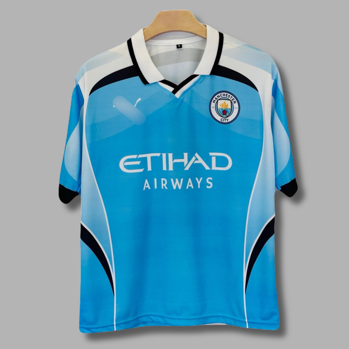 Haaland Manchester city  Home kit Five sleeve Collar Sublimation jersey- P2659 | Jersey Kada